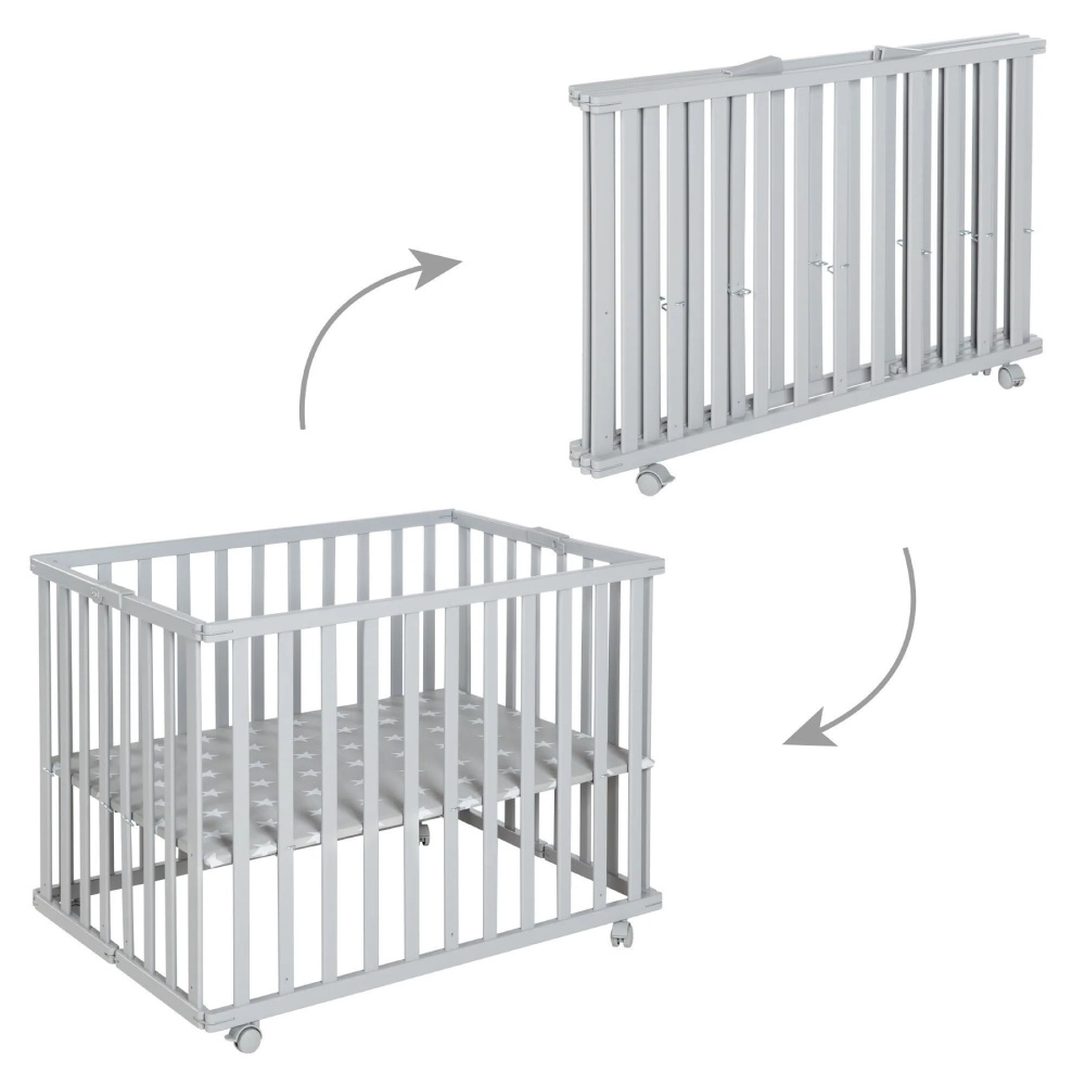 Parc bébé pliable 74 x 100 cm de Roba au meilleur prix sur allobébé