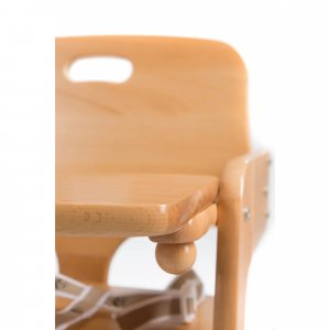 Chaise haute évolutive kid up bois massif naturel Roba