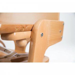 Chaise haute évolutive kid up bois massif naturel Roba