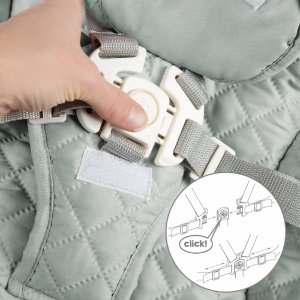 Chaise haute évolutive 2en1 born up naturel vert givré Roba