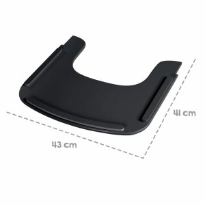 Tablette chaise haute sit up flex noir Roba