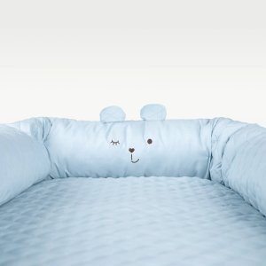 Réducteur de lit bébé ours benny bleu Roba