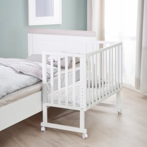 Berceau cododo 3 en 1 bois blanc avec matelas Roba