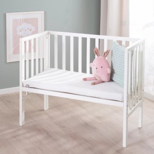 Berceau cododo 2 en 1 bois blanc avec matelas Roba