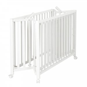 Lit pliant enfant fold up 60x120 cm bois blanc Roba