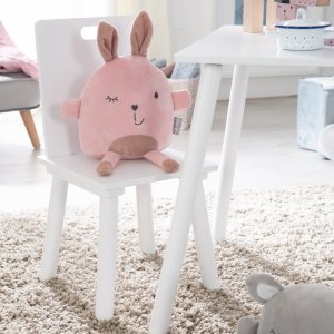 Ensemble table et chaises enfant blanc Roba