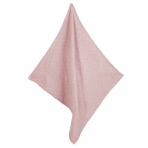 Couverture bébé tricot 80x80 cm rose/mauve Roba