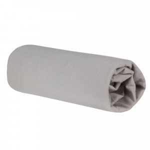 Drap-housse en jersey 40x90cm - 45x90cm lil planet gris argenté Roba