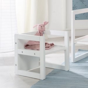 Tabouret enfant blanc Roba