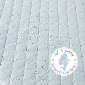 Tapis de parc bébé hexagonal bleu clair Roba