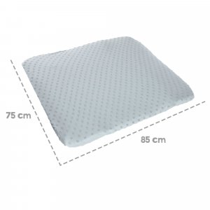Housse matelas à langer 75 x 85 cm bleu clair Roba