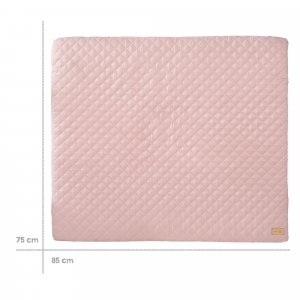 Matelas à langer 85 x 75 cm rose/mauve Roba