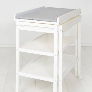 Table à langer avec baignoire baby pool et matelas à langer roba style gris Roba