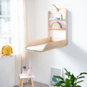 Plan à langer mural avec matelas Roba