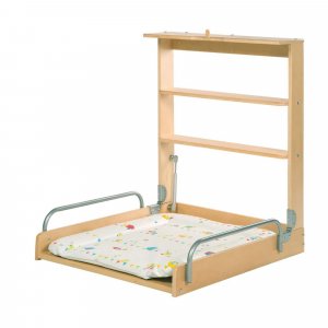 Table à langer murale naturelle avec matelas à langer waldhochzeit Roba