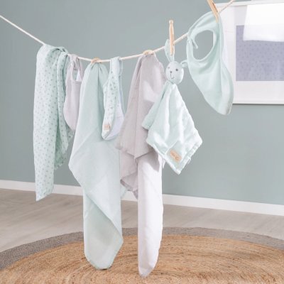 Coffret cadeau bébé lil planet vert givré