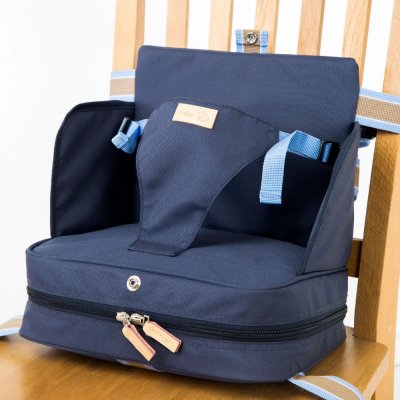 Réhausseur de chaise nomade bleu