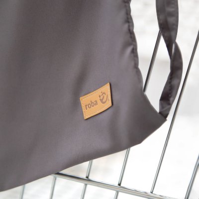 Protection de caddie pour bébé roba style gris