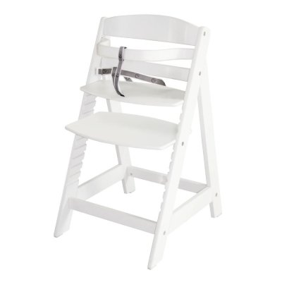 Chaise haute évolutive sit up lll bois blanc laqué