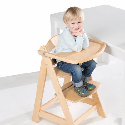 Chaise haute évolutive sit up fun bois naturel