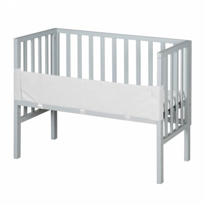Berceau cododo 2 en 1 bois taupe avec matelas