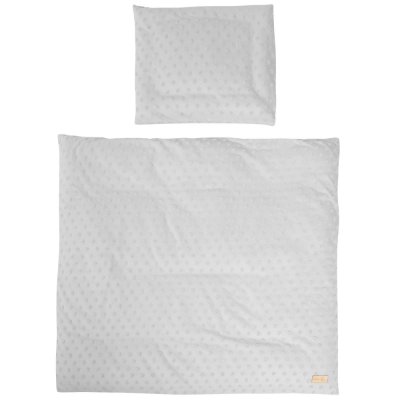 ROBA Parure de lit 80 x 80 cm 2 pièces gris argenté
