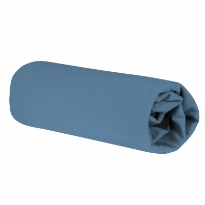 Drap-housse en jersey 40x90cm - 45x90cm seashells indigo
