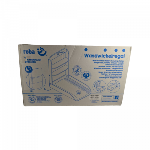 Les imparfaits - table à langer murale avec matelas à langer frosty green Roba