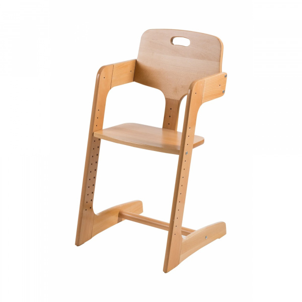 Chaise haute évolutive kid up bois massif naturel Roba