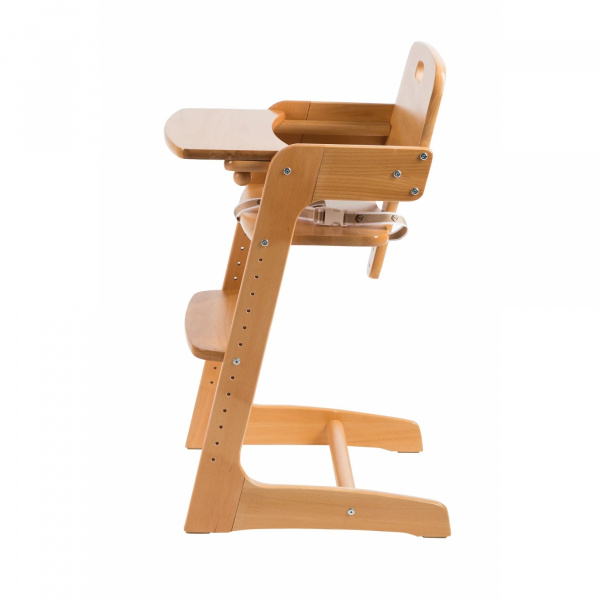 Chaise haute évolutive kid up bois massif naturel Roba