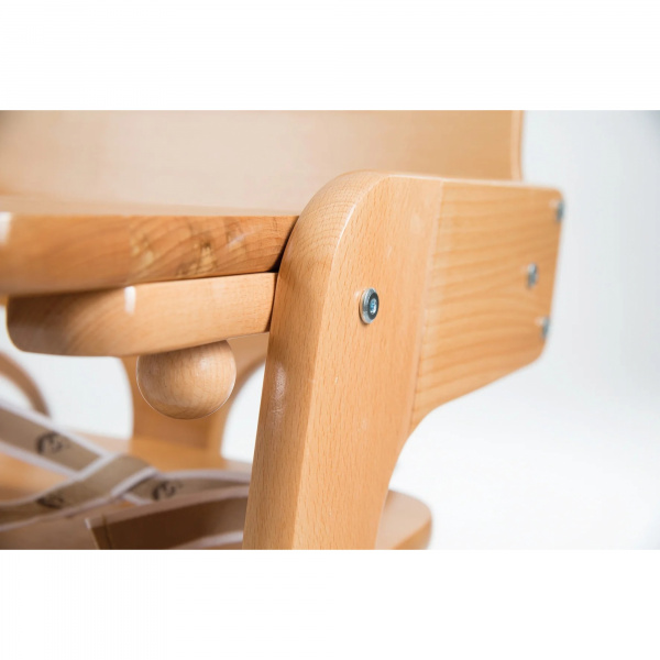 Chaise haute évolutive kid up bois massif naturel Roba