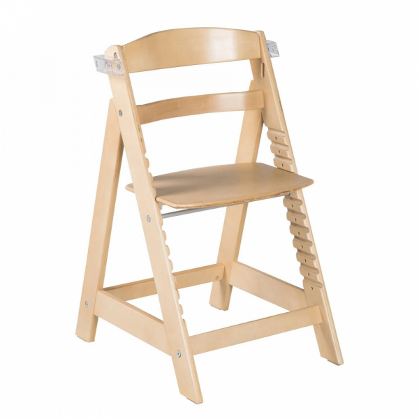 Chaise haute évolutive sit up click & fun bois naturel Roba