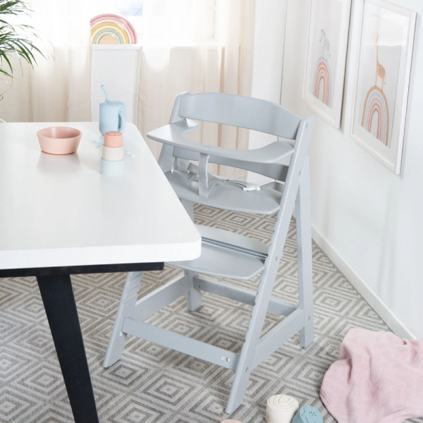 Chaise haute évolutive sit up flex bois naturel Roba