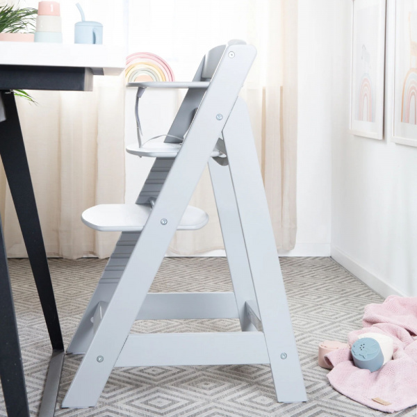 Chaise haute évolutive sit up flex bois naturel Roba