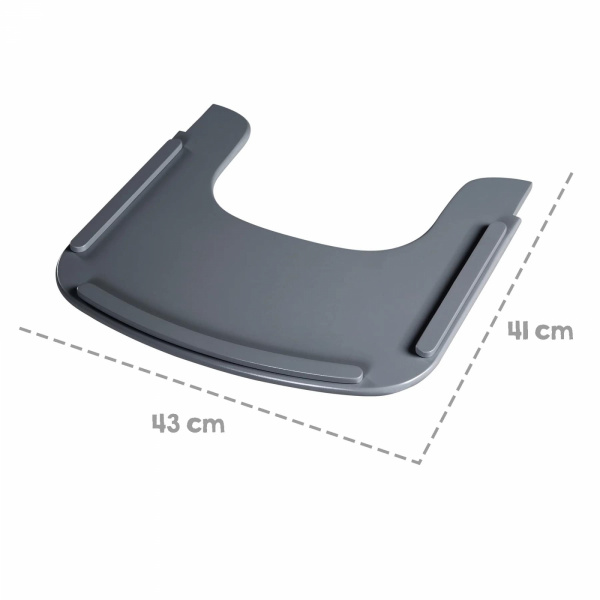 Tablette chaise haute sit up flex anthracite Roba