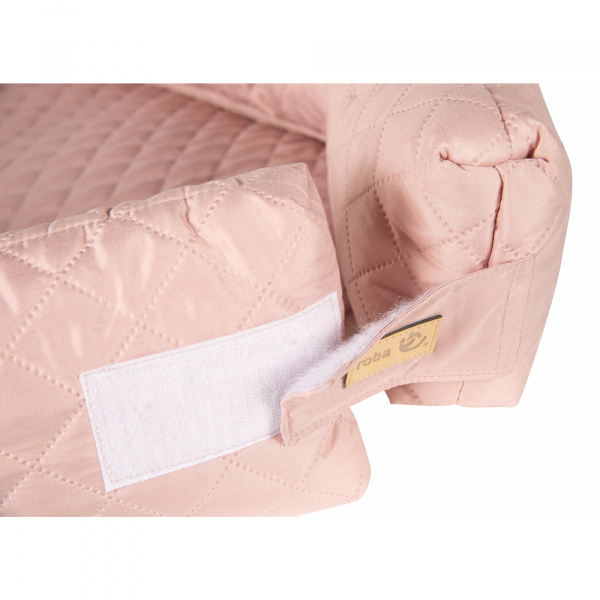 Réducteur de lit bébé rose Roba