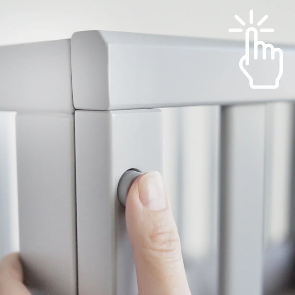 Berceau cododo 3 en 1 bois blanc avec matelas Roba