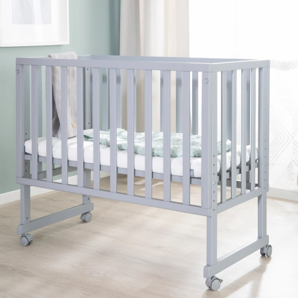 Berceau cododo 3 en 1 bois taupe avec matelas Roba
