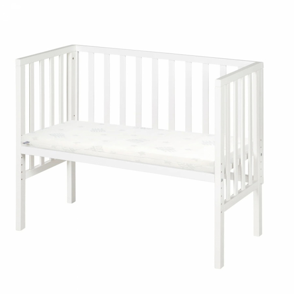 Berceau cododo 2 en 1 bois blanc avec matelas Roba