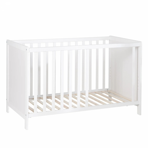 Lit bébé multifonction 60 x 120 cm blanc Roba