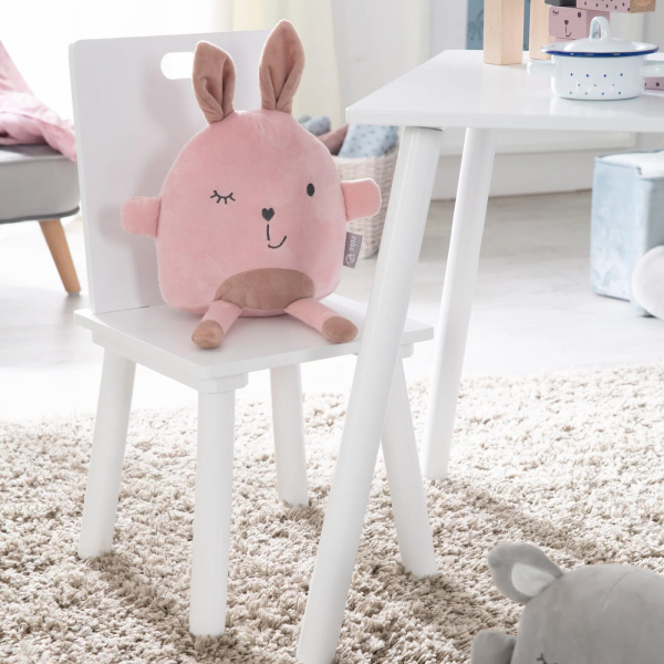 Ensemble table et chaises enfant blanc Roba