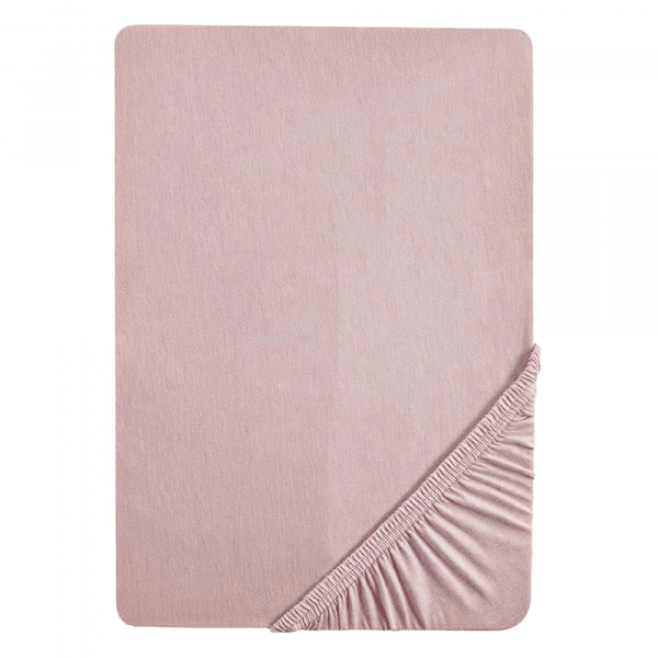 Drap-housse en jersey 40x90cm - 45x90cm lil planet rose/mauve Roba