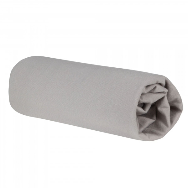 Drap-housse en jersey 40x90cm - 45x90cm lil planet gris argenté Roba