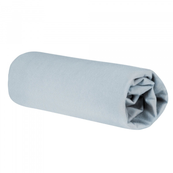 Drap-housse en jersey 40x90cm - 45x90cm lil planet bleu clair Roba