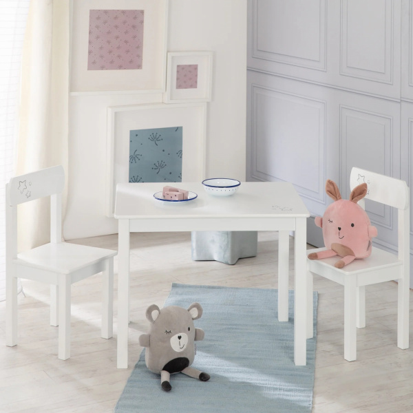 Ensemble table et chaises enfant little stars Roba