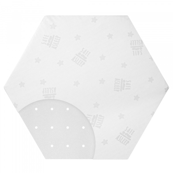 Matelas de parc bébé hexagonal safe asleep Roba