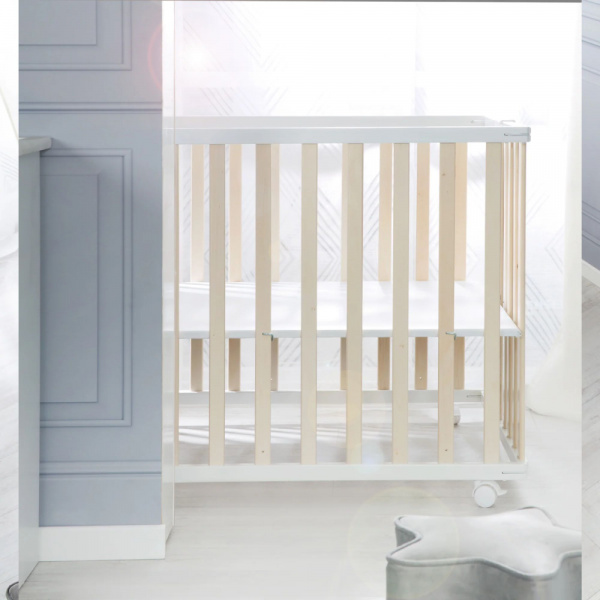 Parc bébé pliable 74 x 100 cm naturel Roba