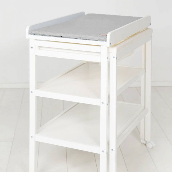 Table à langer avec baignoire baby pool et matelas à langer roba style gris Roba