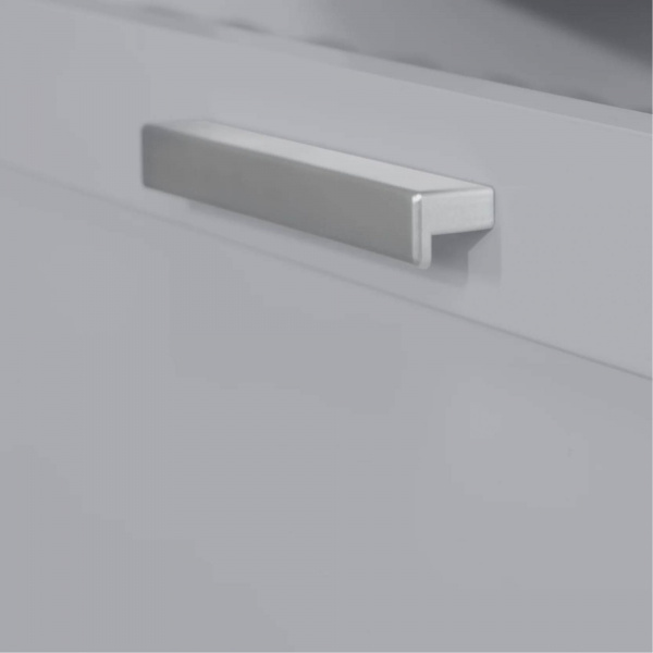 Commode à langer hamburg à portes grise Roba