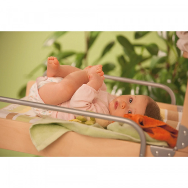 Table à langer murale naturelle avec matelas à langer dschungelbaby Roba